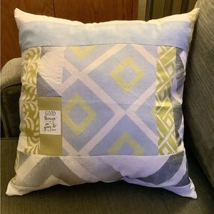 ‘Pillow Talk’ custom decorative pillow